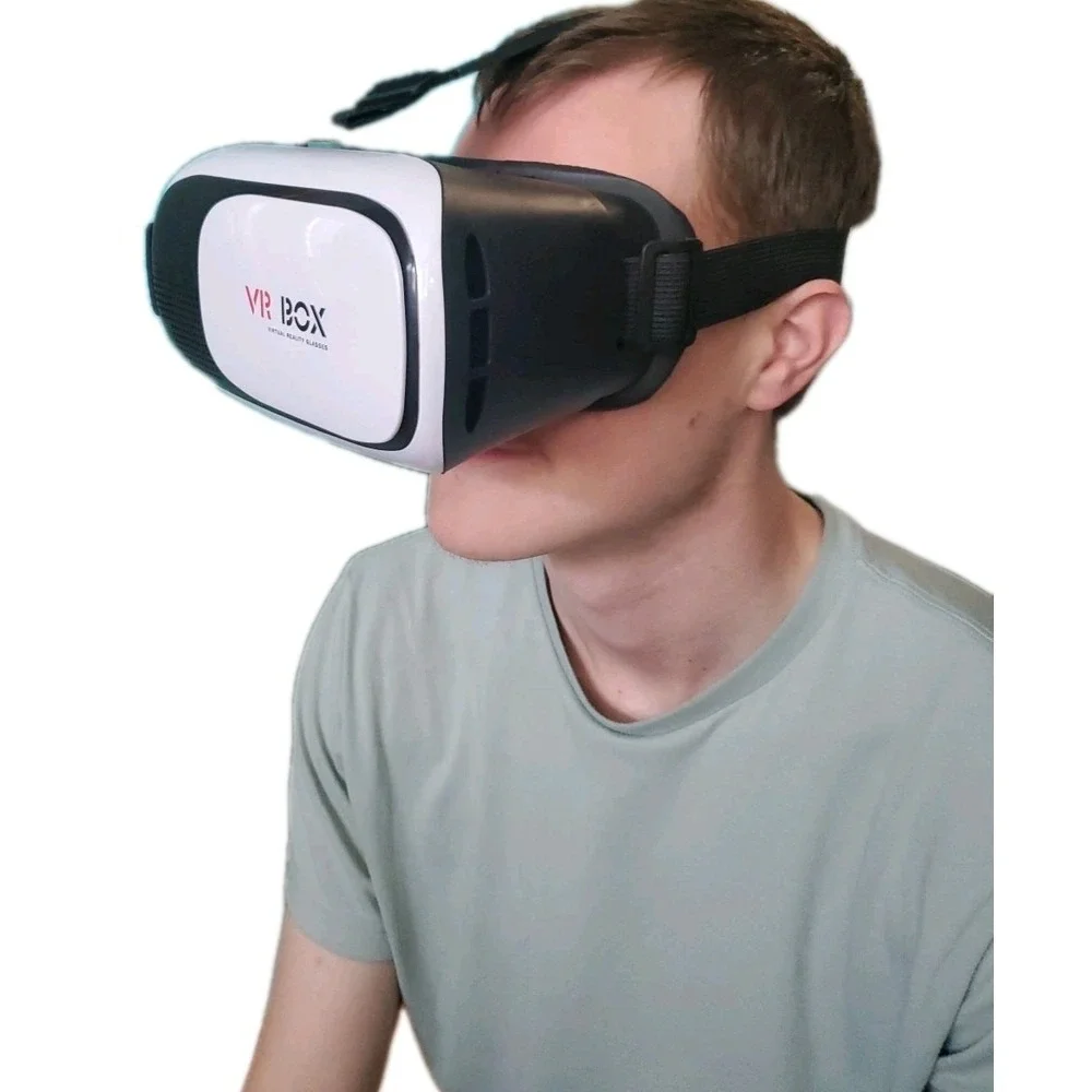VR Box Virtual Reality 3D Glasses Selfie Game Music‎ Movie Android Windows IOS